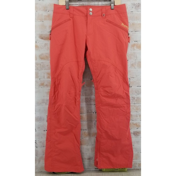 Burton Pants - Burton Da Nang Dryride Snowboard Ski Pants Pink/Red Women's Medium Thermolite
